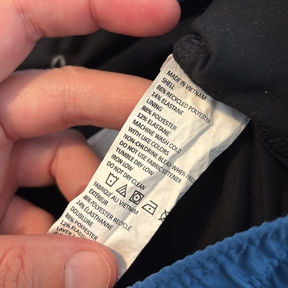 Prana men’s blue lined 8” inseam athletic shorts size small - Picture 9 of 9